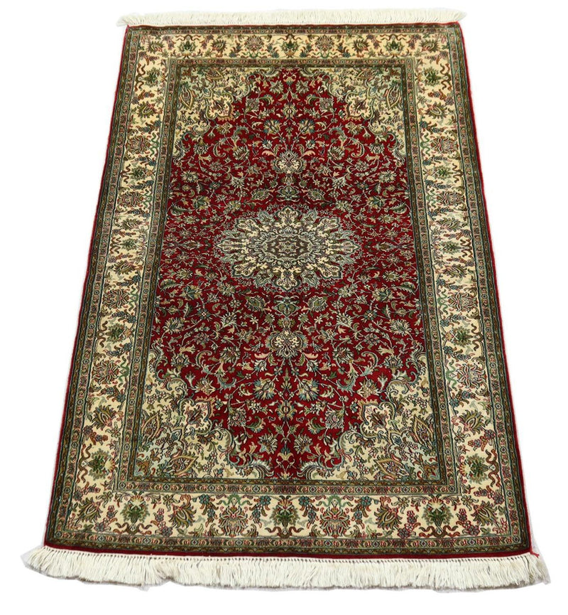 Seda da Caxemira Tapete 90x149cm - Tapete Oriental