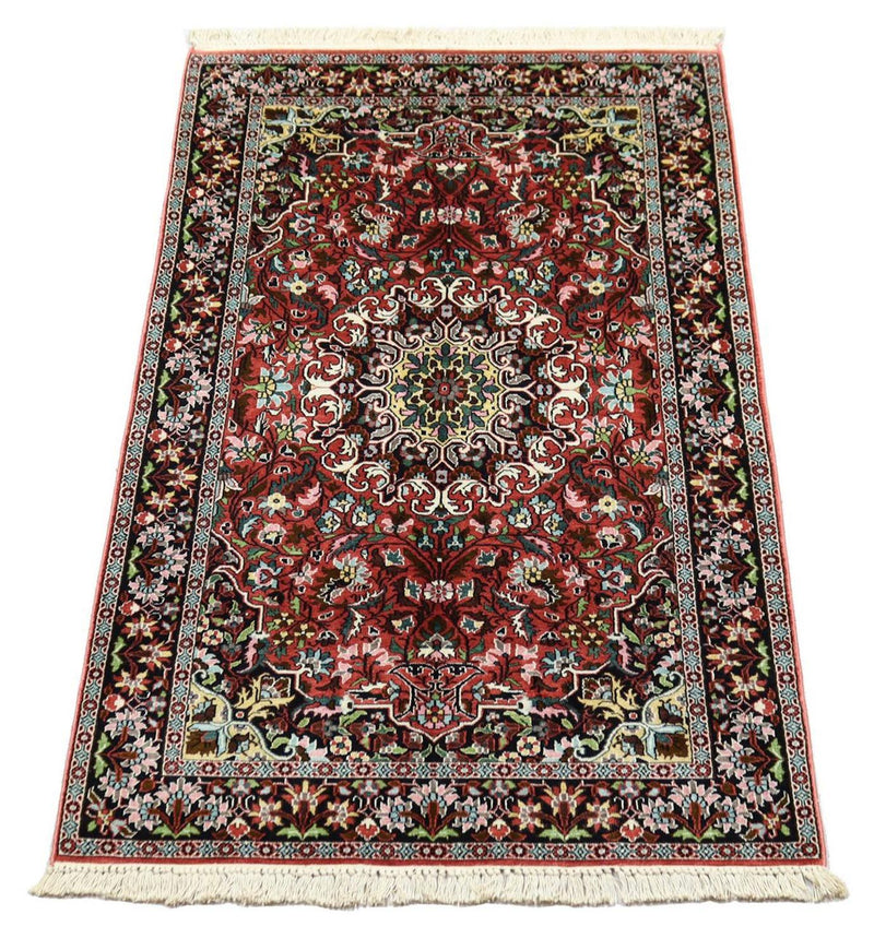 Seda da Caxemira Tapete 152x91cm - Tapete Oriental