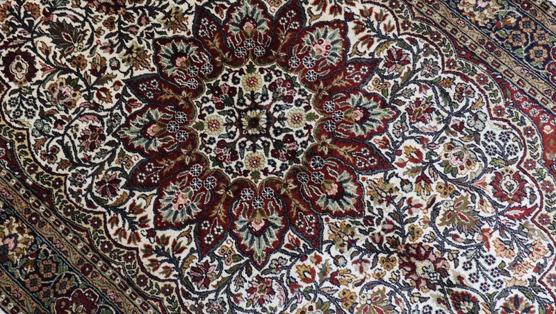 Seda da Caxemira Tapete 170x109cm - Tapete Oriental
