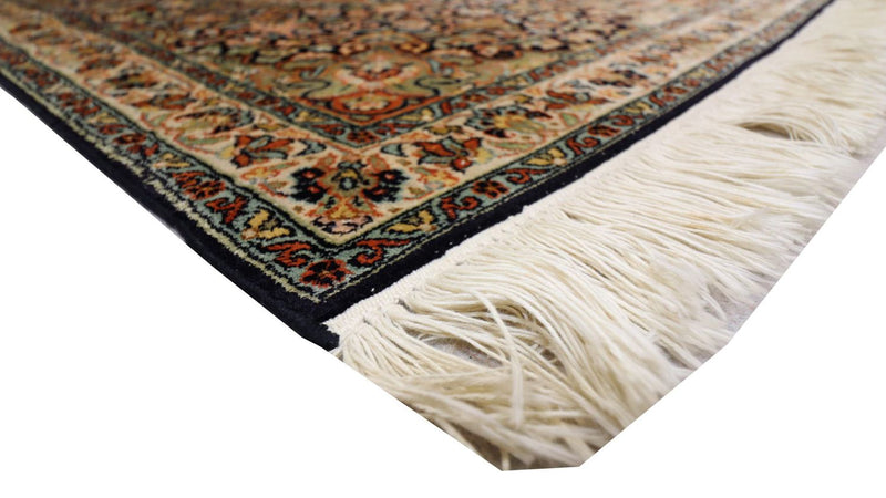 Seda da Caxemira Tapete 124x77cm - Tapete Oriental