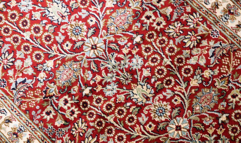 Seda da Caxemira Tapete 124x77cm - Tapete Oriental