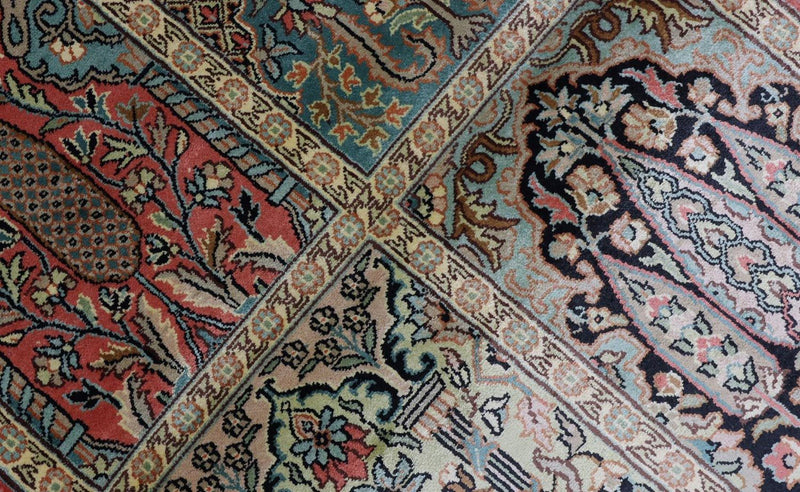 Seda da Caxemira Tapete 88x63cm - Tapete Oriental