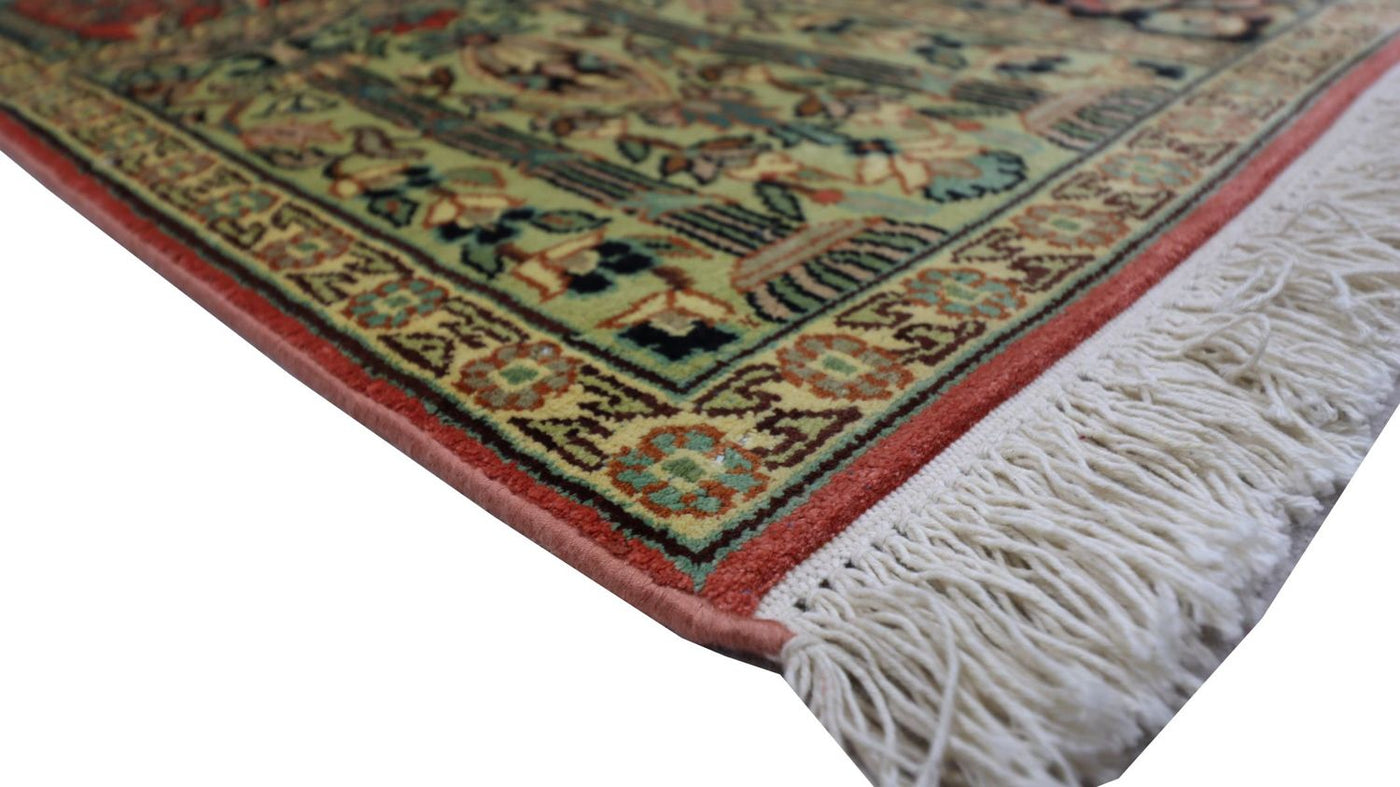 Seda da Caxemira Tapete 88x63cm - Tapete Oriental