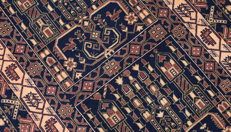Tapete afegão 142x96cm - Tapete Oriental