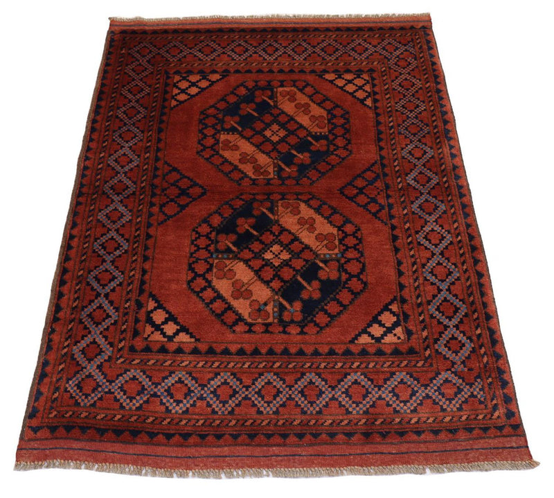 Tapete afegão 120x92cm - Tapete Oriental