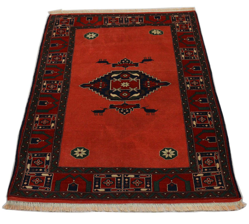 Tapete afegão 202x197cm - Tapete Oriental
