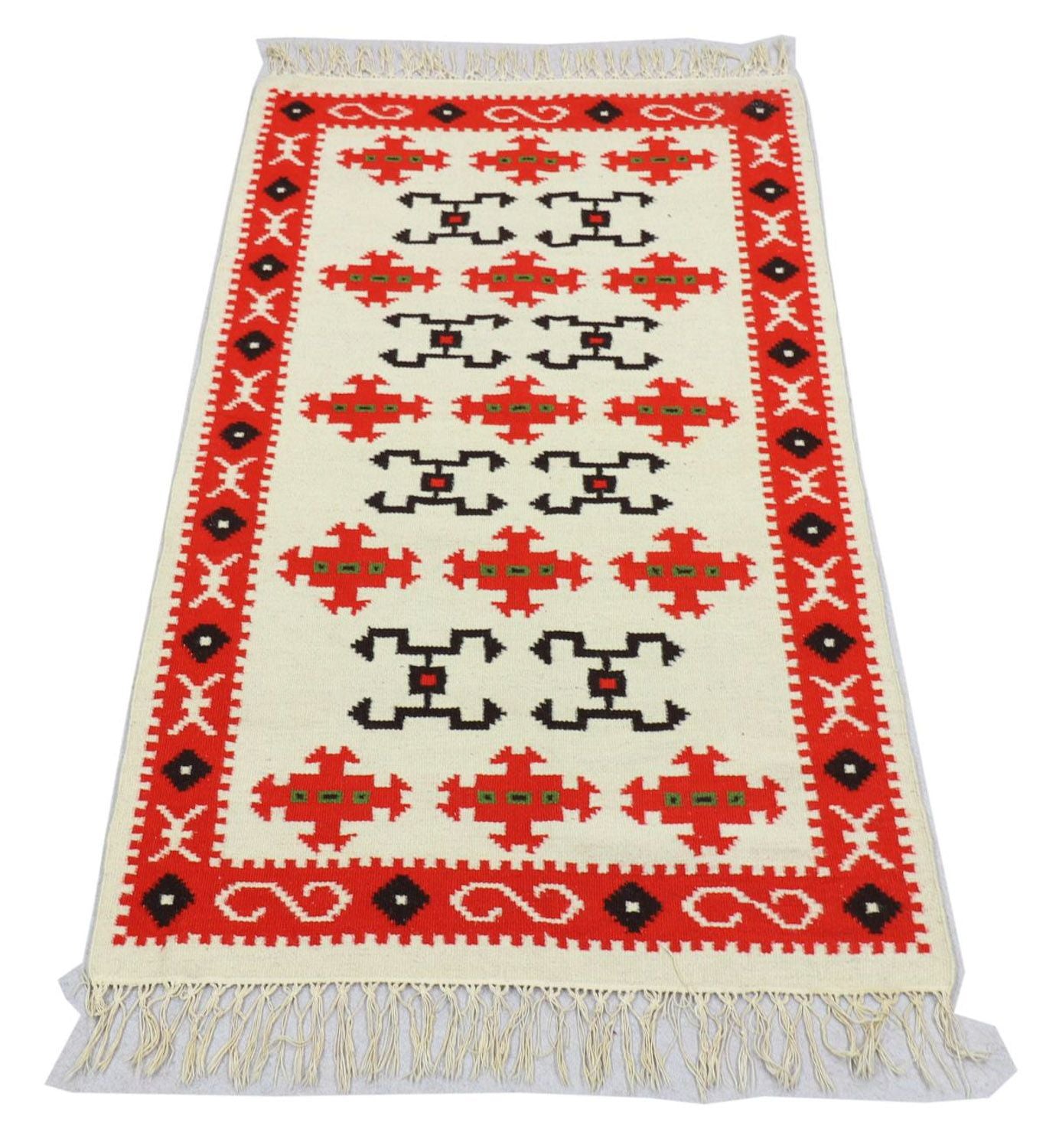 Kilim moderno Tapete 160x100cm - Perserteppich Wollteppich