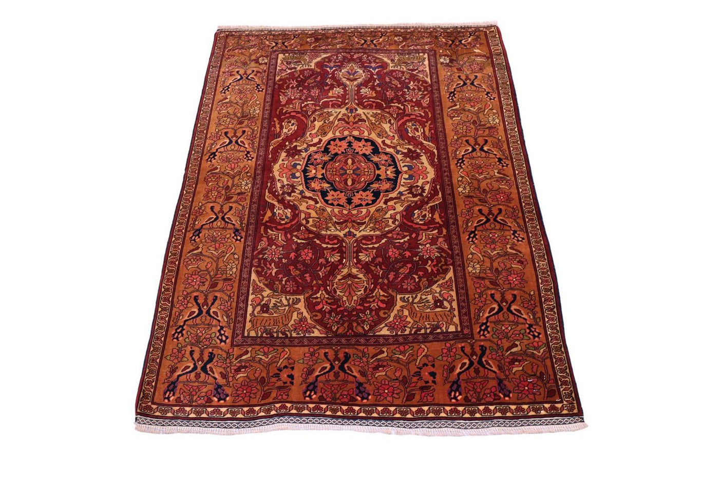 Afghan de seda Tapete 154x115cm - Tapete Oriental