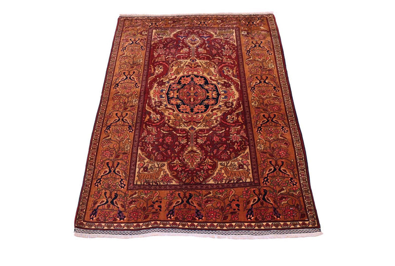 Afghan de seda Tapete 154x115cm - Tapete Oriental