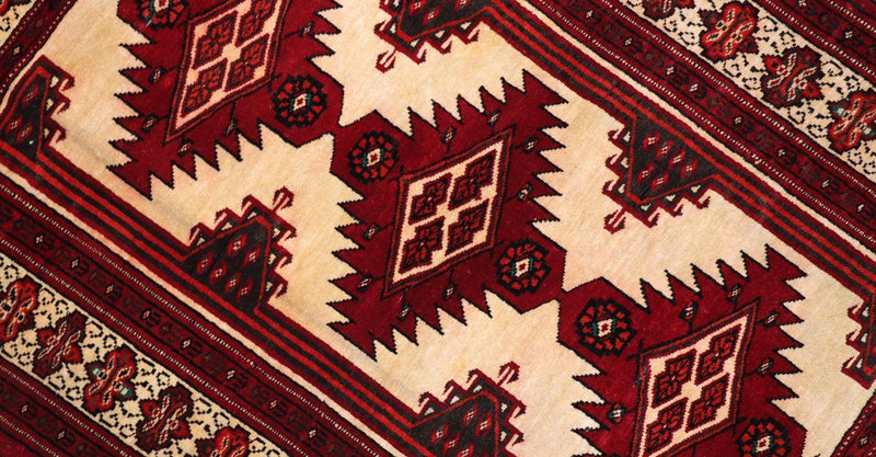 Tapete afegão 127x89cm - Tapete Oriental