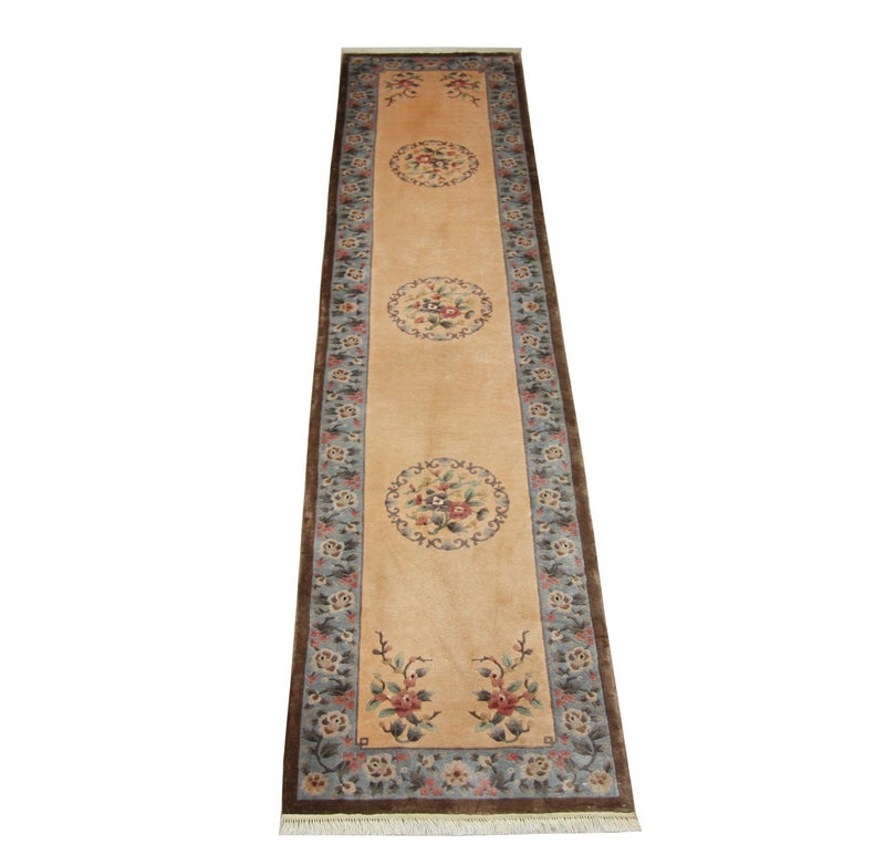 Seda chinesa Tapete 337x70cm - Tapete Oriental