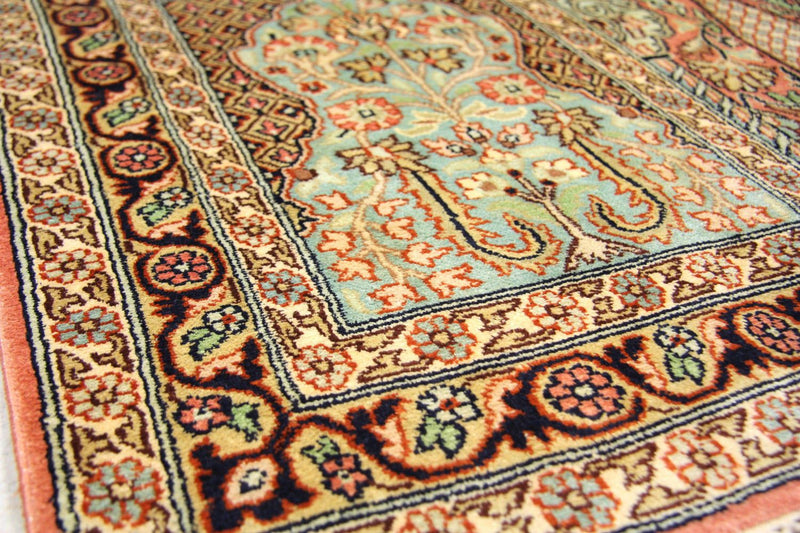 Seda da Caxemira Tapete 307x78cm - Tapete Oriental