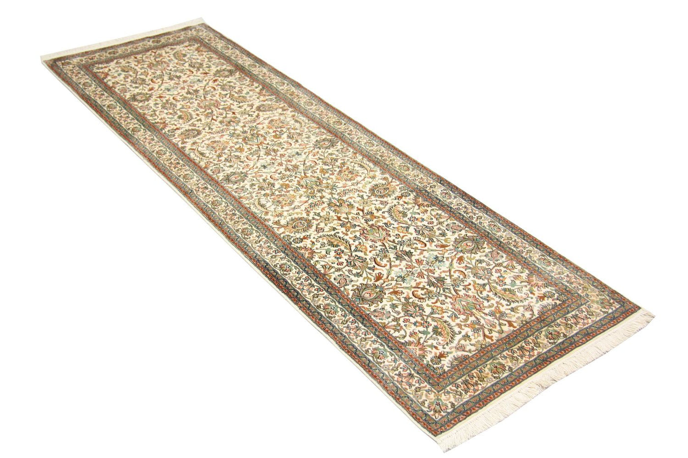 Seda da Caxemira Tapete 250x80cm - Tapete Oriental