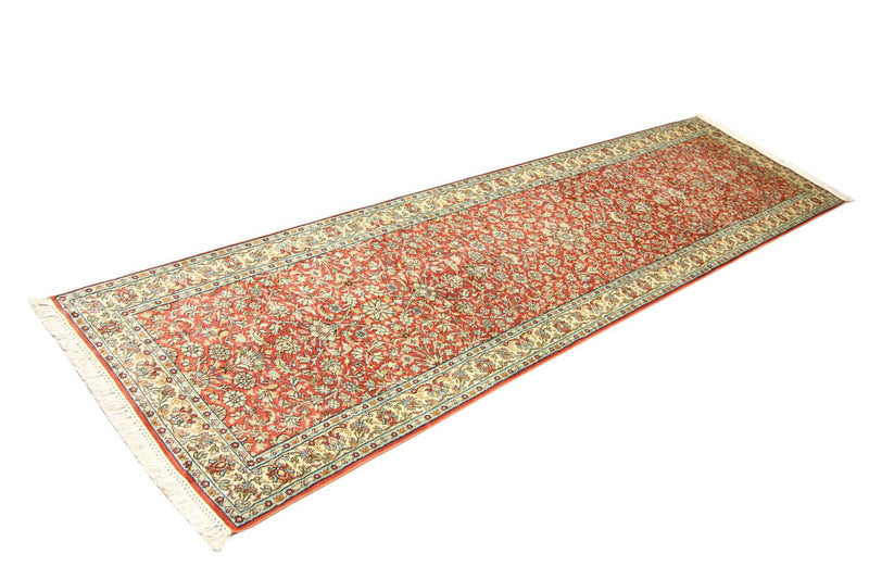 Seda da Caxemira Tapete 292x78cm - Tapete Oriental