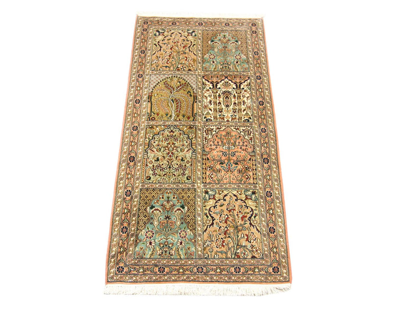Seda da Caxemira Tapete 183x77cm - Tapete Oriental