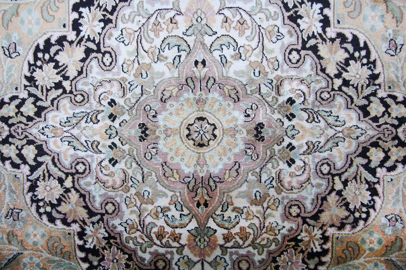 Seda da Caxemira Tapete 290x185cm - Tapete Oriental