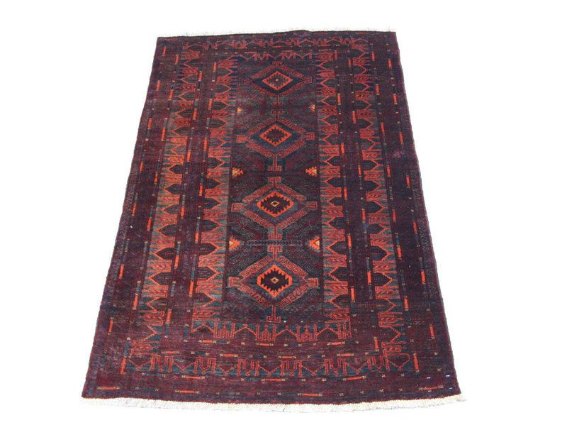 Tapete afegão 208x123cm - Tapete Oriental