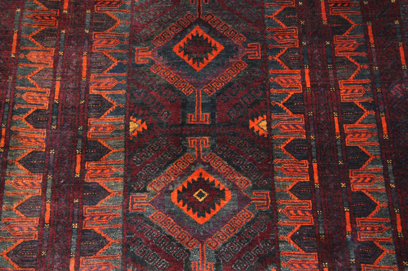 Tapete afegão 208x123cm - Tapete Oriental