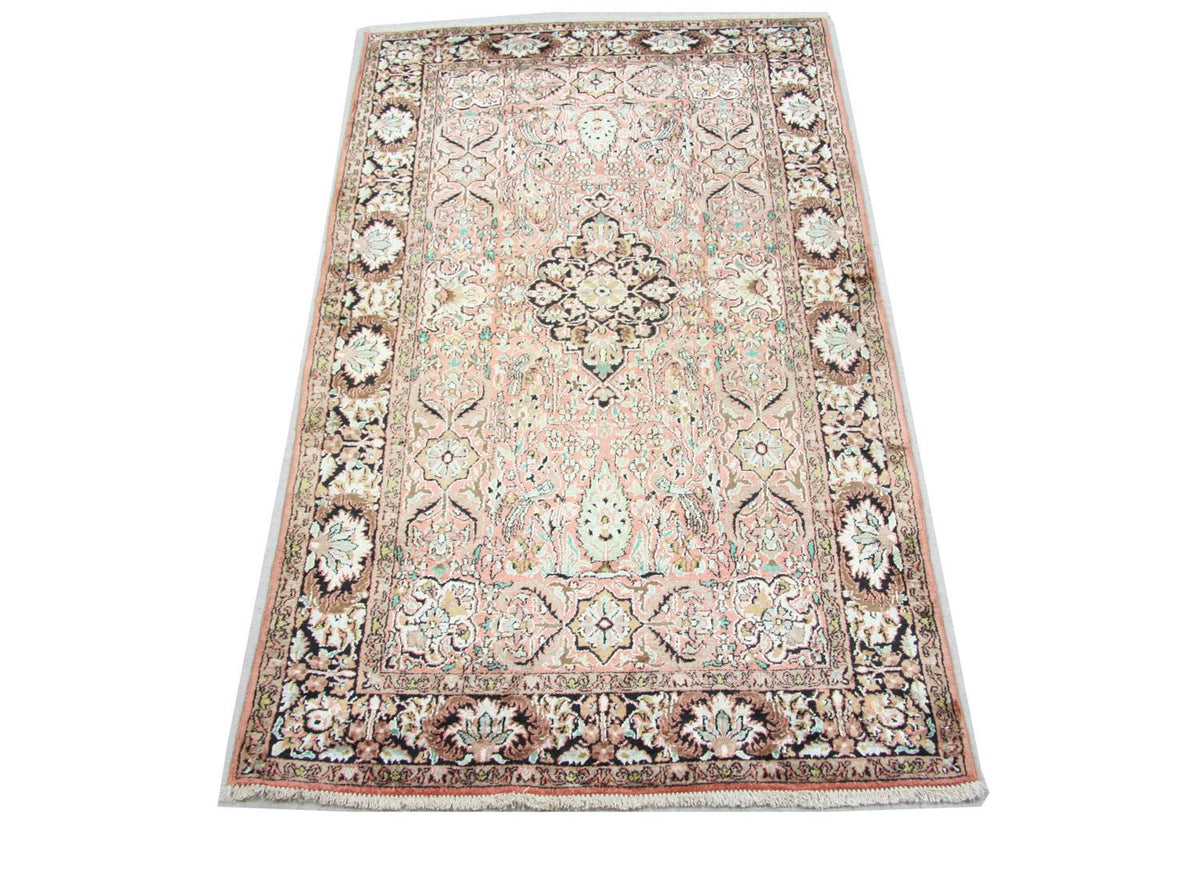 Seda da Caxemira Tapete 91x164cm - Tapete Oriental