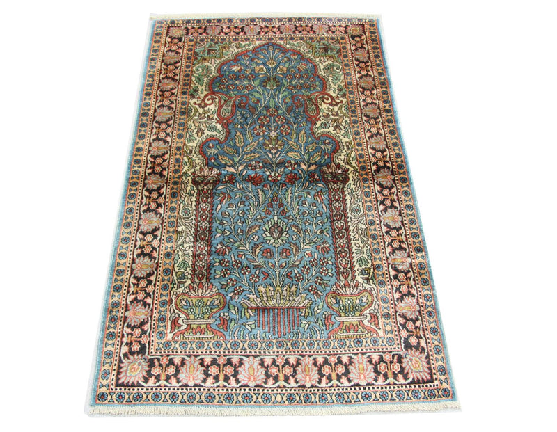 Seda da Caxemira Tapete 156x90cm - Tapete Oriental
