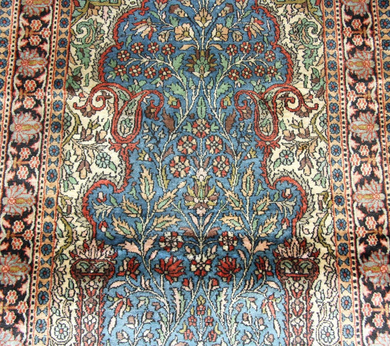 Seda da Caxemira Tapete 156x90cm - Tapete Oriental