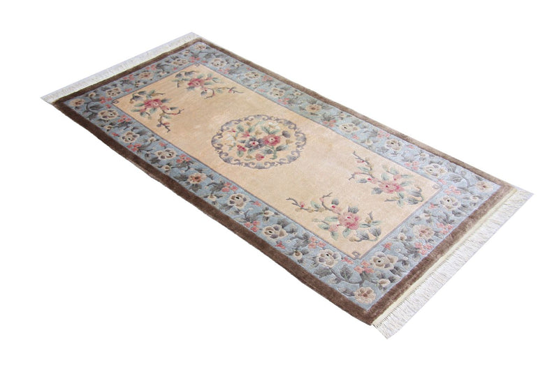 Seda chinesa Tapete 136x70cm - Tapete Oriental