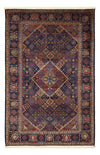 Kashan Tapete 140x215cm - Tapete persa - Rectangular / Azul escuro / 140 x 215 cm Rectangular