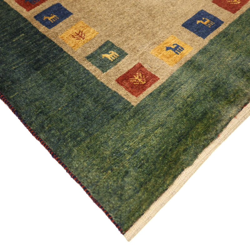 Loribaft Tapete 128x86cm - Perserteppich Wollteppich