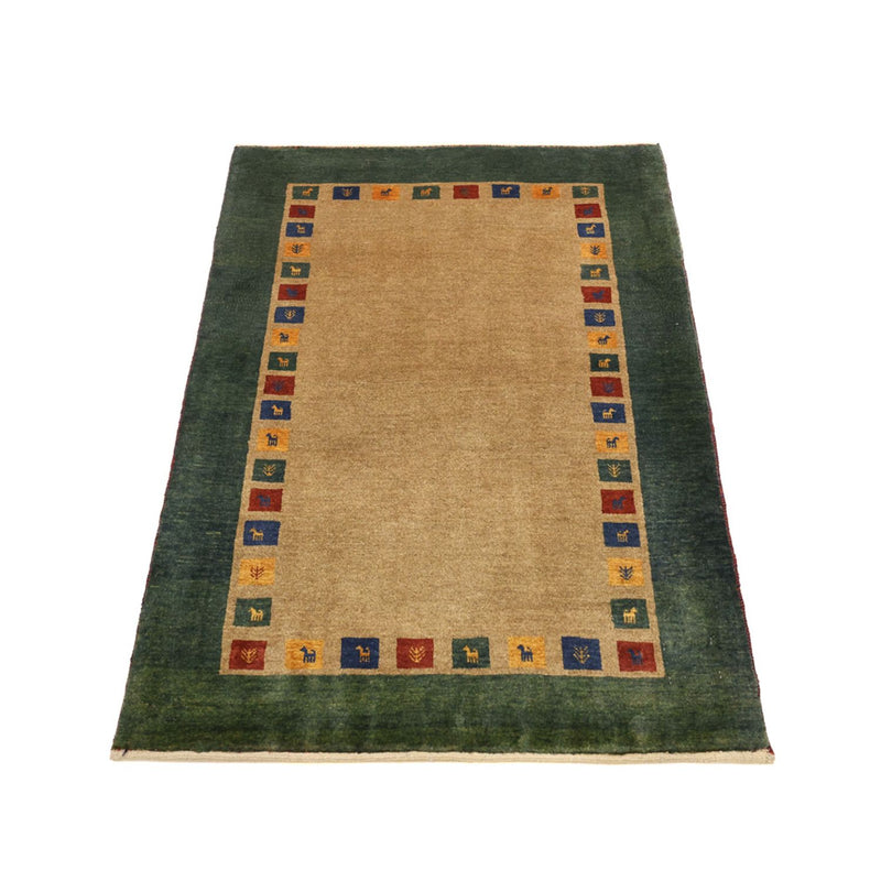 Loribaft Tapete 128x86cm - Perserteppich Wollteppich