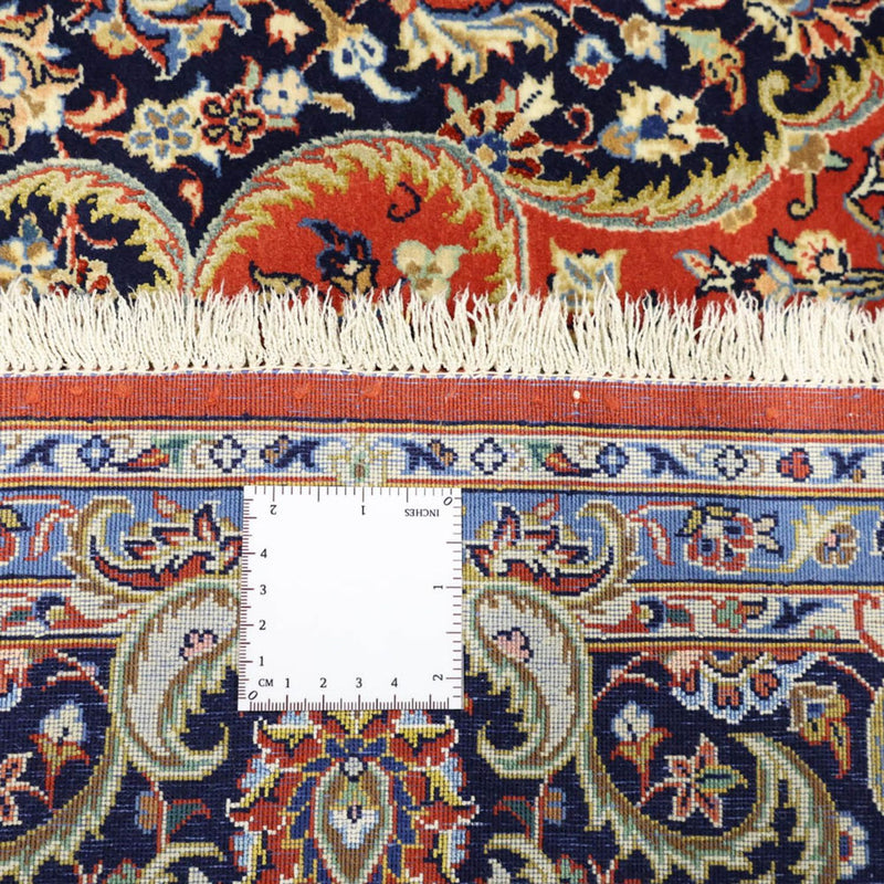 Tapete Persa - Ghom - Royal - Colar de seda - 220 x 141 cm - vermelho