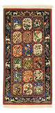 Tapete Persa - Ghom - Royal - 114 x 56 cm - multicolorido