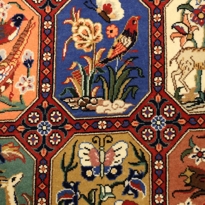 Tapete Persa - Ghom - Royal - 114 x 56 cm - multicolorido