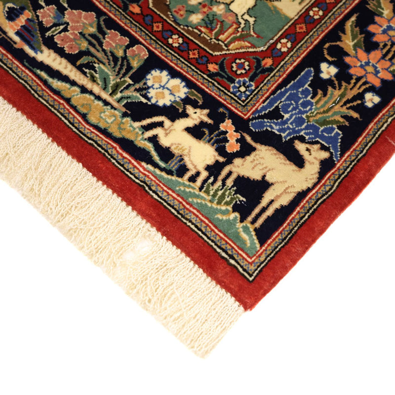 Tapete Persa - Ghom - Royal - 114 x 56 cm - multicolorido