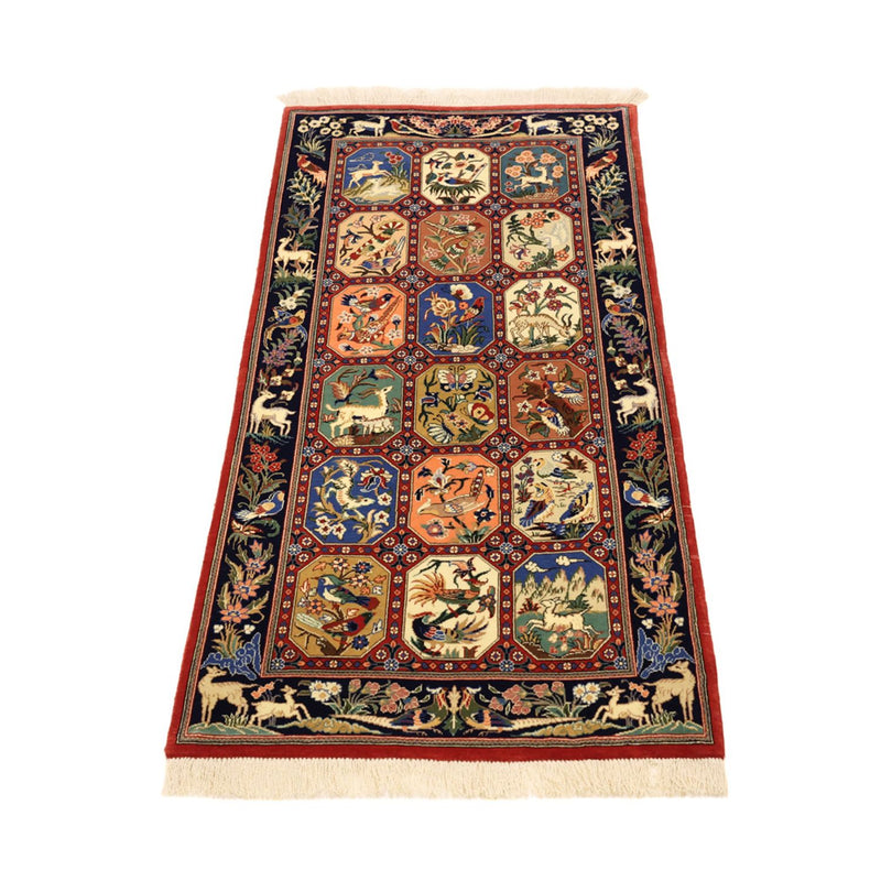 Tapete Persa - Ghom - Royal - 114 x 56 cm - multicolorido