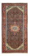 Bidjar Tapete 146x276cm - Tapete persa - Passadeira / Vermelho escuro / 146 x 276 cm Passadeira