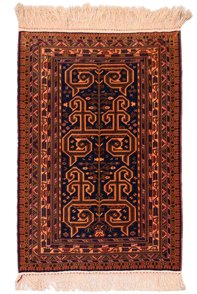 Tapete afegão 98x132cm - Tapete Oriental
