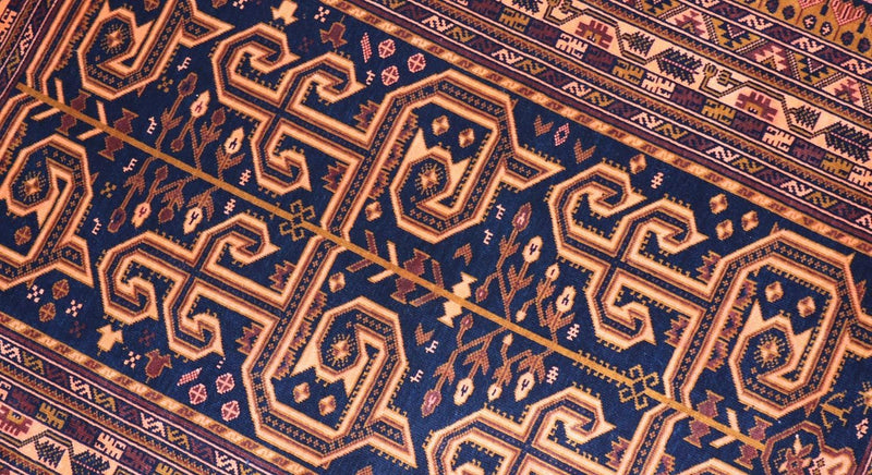 Tapete afegão 98x132cm - Tapete Oriental