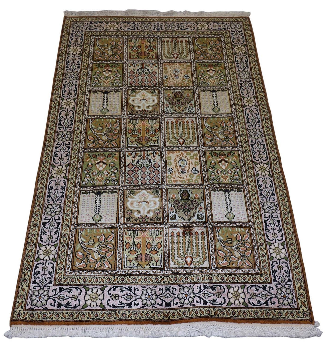 Seda da Caxemira Tapete 152x90cm - Tapete Oriental