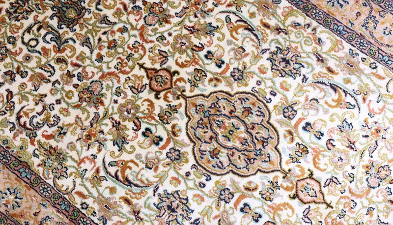 Seda da Caxemira Tapete 155x99cm - Tapete Oriental