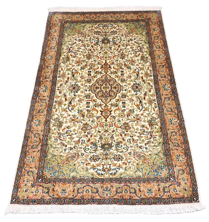 Seda da Caxemira Tapete 155x99cm - Tapete Oriental