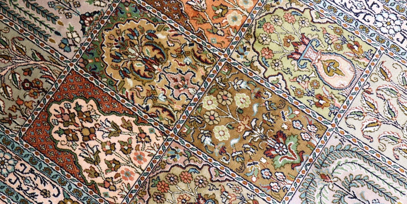 Seda da Caxemira Tapete 151x95cm - Tapete Oriental