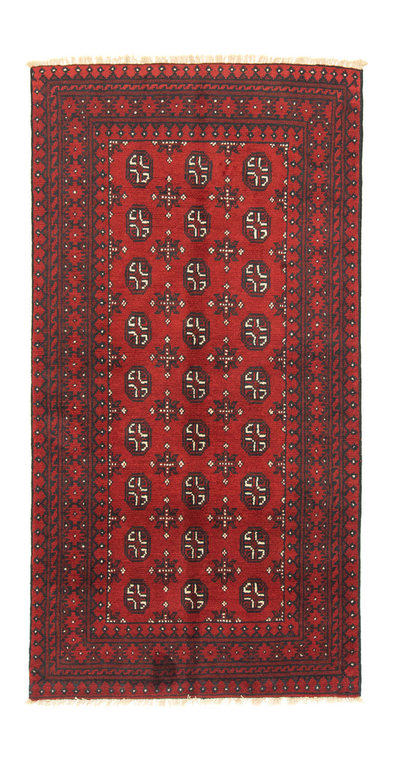 Tapete afegão - Filpa - 191 x 100 cm - vermelho