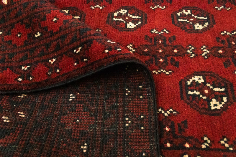 Tapete afegão - Filpa - 190 x 104 cm - vermelho