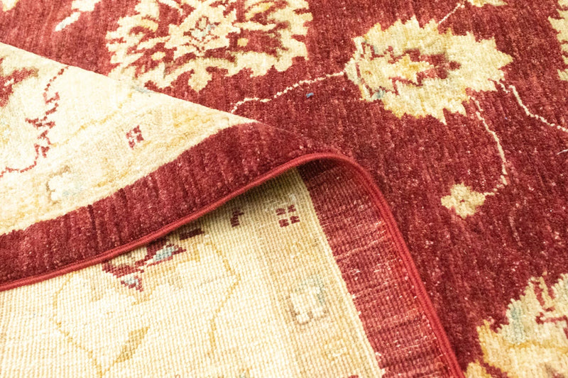 Tapete Ziegler - 246 x 192 cm - vermelho escuro