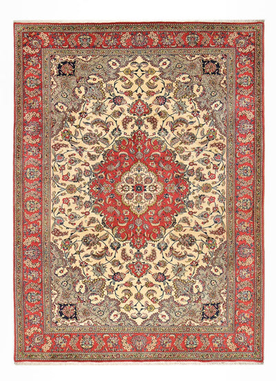 Qom Tapete 255x353cm - Tapete persa - vermelho