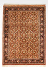 Sarouk Tapete 108x154cm - Tapete persa - Rectangular / Castanho / 108 x 154 cm Rectangular