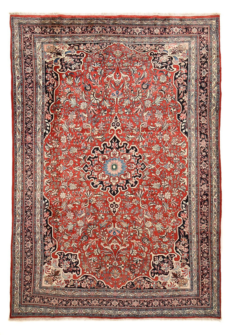 Tapete Persa - Bijar - 384 x 261 cm - vermelho