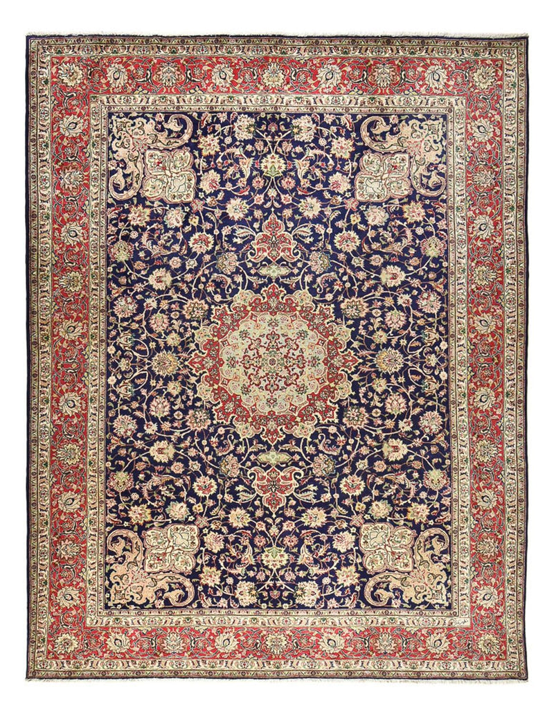 Tapete Persa - Tabriz - Royal - 400 x 300 cm - azul escuro