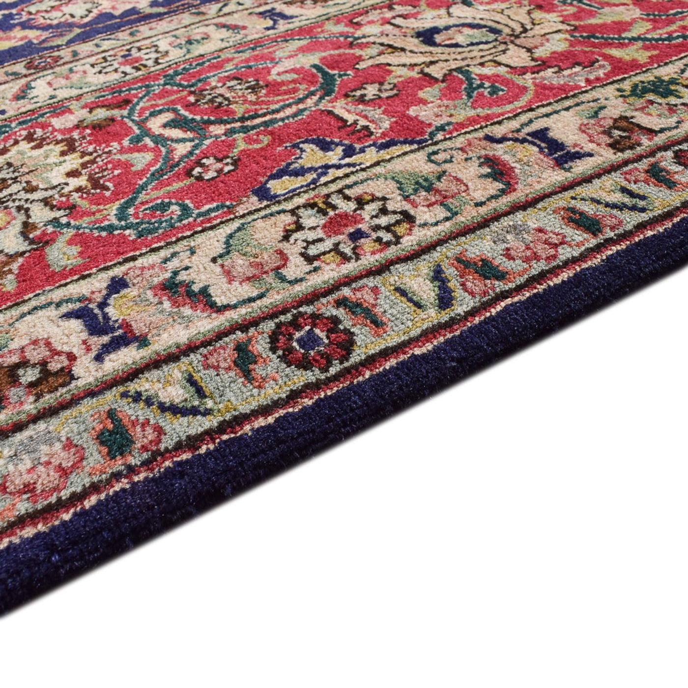 Tapete Persa - Tabriz - Royal - 400 x 300 cm - azul escuro