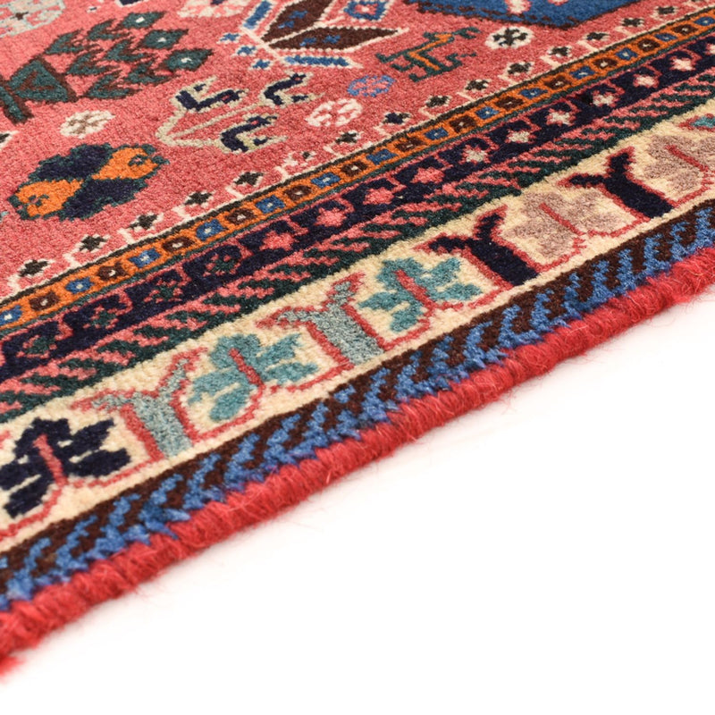 Corredor Tapete Gabbeh - Kashkuli Persa - 296 x 80 cm - vermelho